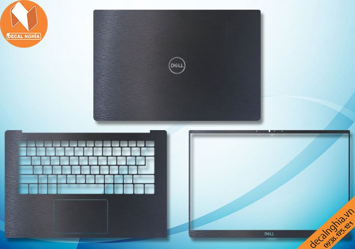Chi tiết chất liệu Aluminum dán laptop Dell Inspiron 14 5490
