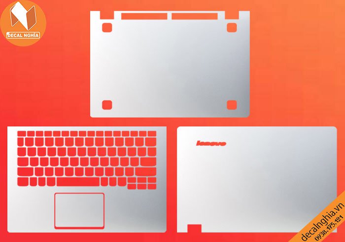 Chi tiết chất liệu Aluminum dán laptop Lenovo Ideapad Yoga S11