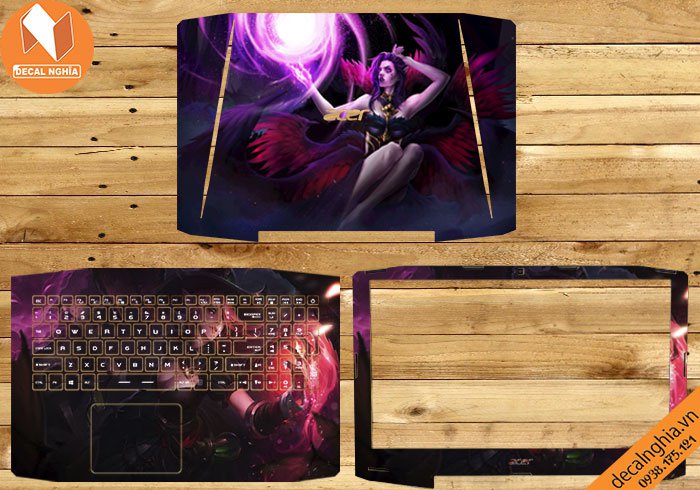 Chi tiết gói dán skin laptop Acer Aspire VX5 591G