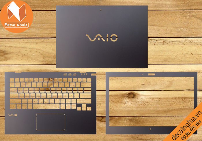 Chi tiết chất liệu Aluminum dán laptop Sony Vaio SVT