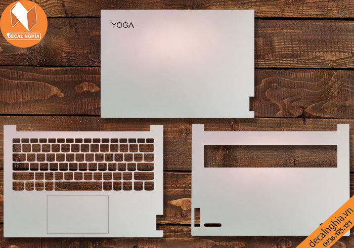 Chi tiết chất liệu Aluminum dán laptop Lenovo Yoga Slim 7 Pro 2021