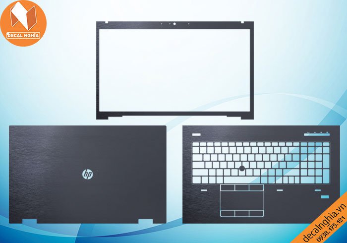 Chi tiết chất liệu Aluminum dán laptop HP Elitebook 8770W