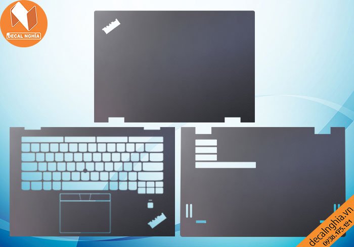 Chi tiết chất liệu Aluminum dán laptop Lenovo Thinkpad X1 Yoga