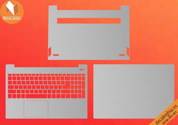 Chi tiết chất liệu Aluminum dán laptop Lenovo Ideapad S340