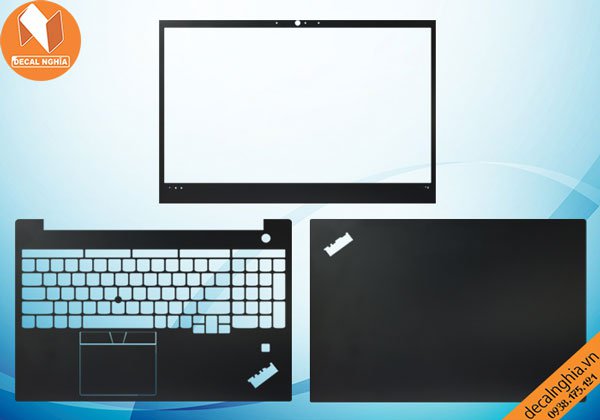 Chi tiết chất liệu Aluminum dán laptop Lenovo Thinkpad E590