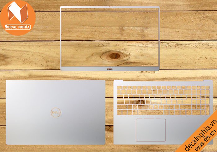 Chi tiết chất liệu Aluminum dán laptop Dell Inspiron 15 7590