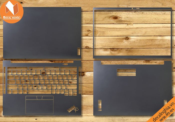 Chi tiết chất liệu Aluminum dán laptop Lenovo ThinkPad X1 Carbon Gen 9