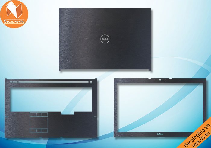 Chi tiết chất liệu Aluminum dán laptop Dell Precision M6800