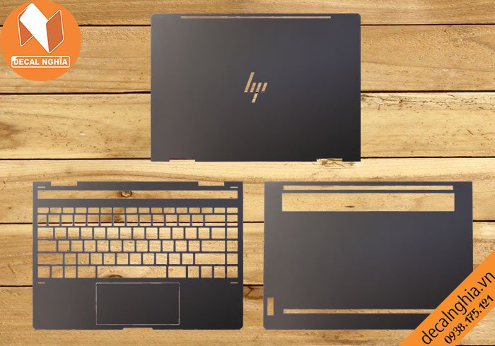 Chi tiết chất liệu Aluminum dán laptop HP Spectre x360 13