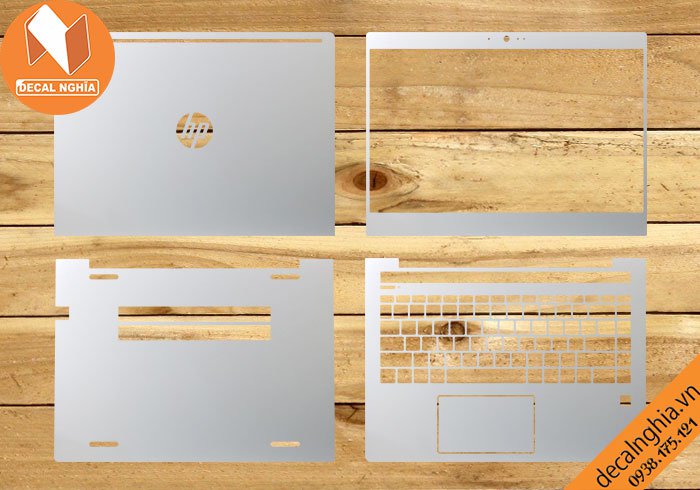 Chi tiết chất liệu Aluminum dán laptop HP ProBook 440