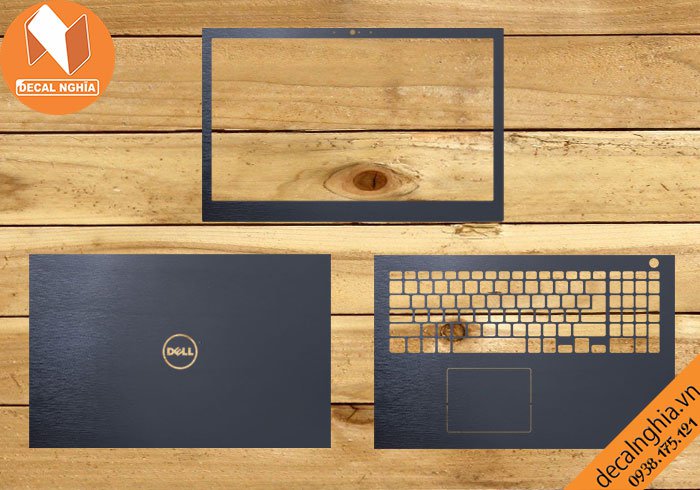 Chi tiết chất liệu Aluminum dán laptop Dell Inspiron 15 7567