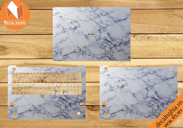 Chi tiết chất liệu Aluminum skin dán laptop LG Gram 17