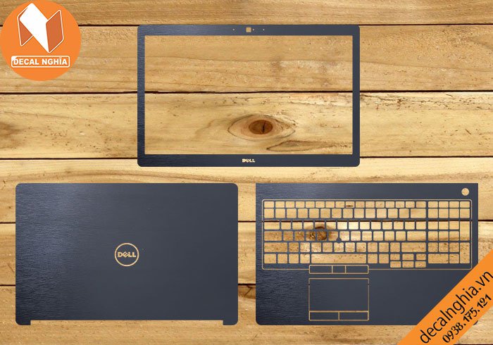 Chi tiết chất liệu Aluminum dán laptop Dell Precision 3510