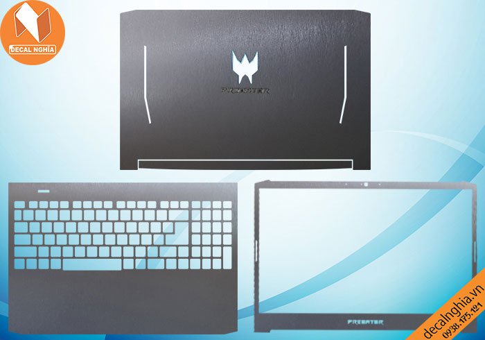 Chi tiết gói decal dán laptop Acer Predator Helios 300 PH315-52 2020