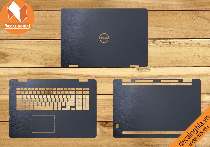 Chi tiết chất liệu Aluminum dán laptop Dell Inspiron 17 7779