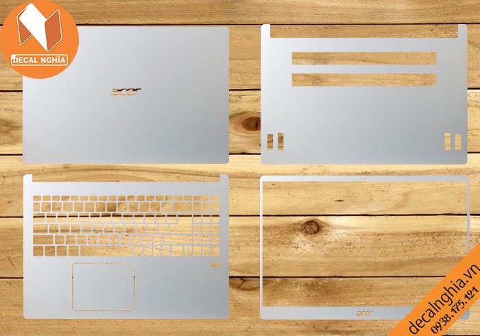 Chi tiết chất liệu Aluminum dán laptop Acer Swift 3 SF315