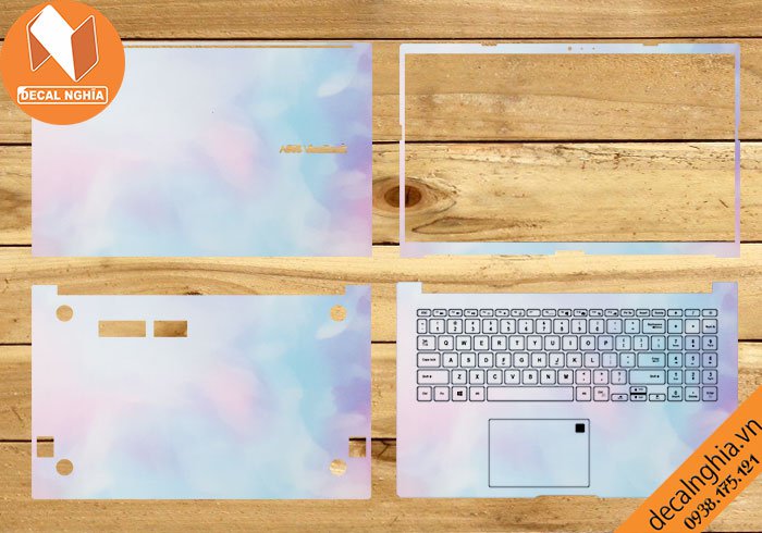 Chi tiết chất liệu Skin dán laptop Asus Vivobook A515