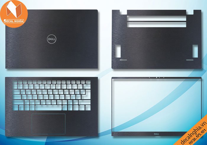 Chi tiết chất liệu Aluminum dán laptop Dell Inspiron 14 5402