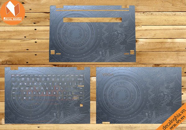 Chi tiết chất liệu Skin dán laptop Lenovo Yoga 520