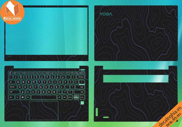 Chi tiết chất liệu Skin dán laptop Lenovo Yoga S730