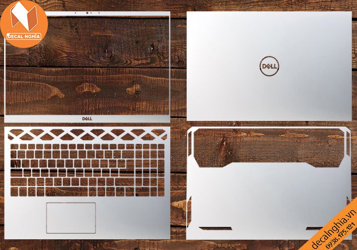 Chi tiết chất liệu Aluminum dán laptop Dell G15