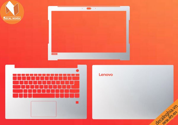 Chi tiết chất liệu Aluminum dán laptop Lenovo V330