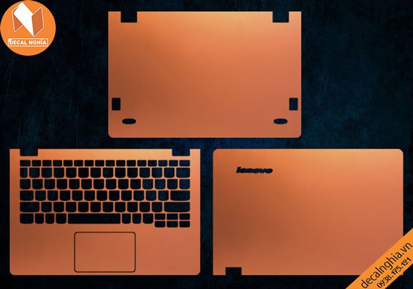 Chi tiết chất liệu Aluminum dán laptop Lenovo Yoga 700