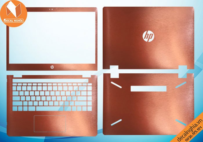 Chi tiết chất liệu Skin dán laptop HP Pavilion X360 14-baxxxTU