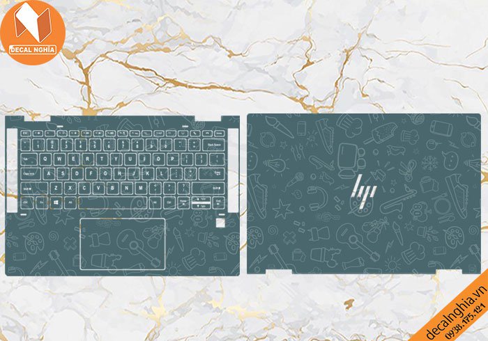 Chi tiết chất liệu Skin dán laptop HP Elitebook x360 1030