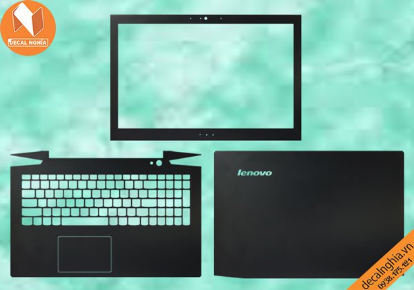 Chi tiết chất liệu Aluminum dán laptop Lenovo Y50-70