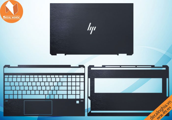 Chi tiết chất liệu Aluminum dán laptop HP Spectre x360 15