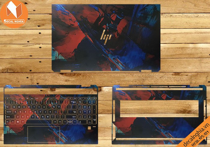 Chi tiết chất liệu Aluminum skin dán laptop HP Spectre x360 15