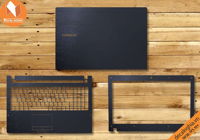 Chi tiết chất liệu Aluminum dán laptop Samsung