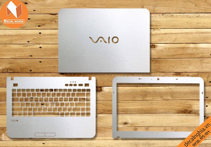 Chi tiết chất liệu Aluminum dán laptop Sony Vaio PCG