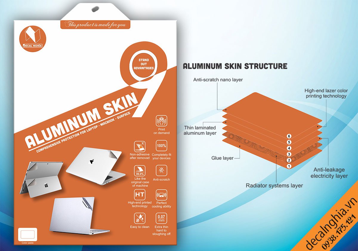 9 ưu điểm nổi bật của Aluminum skin dán Macbook Air M2 2022