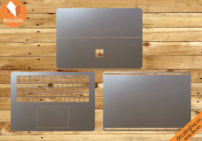 Chi tiết chất liệu Aluminum dán Surface Laptop Studio